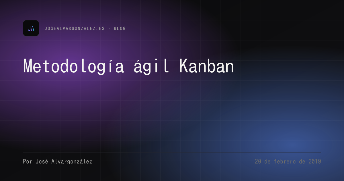 Metodología ágil Kanban